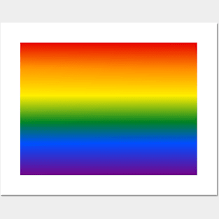 Gradient Pride Pattern: LGBTQIA+ Posters and Art